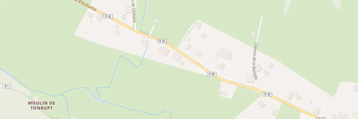 Plan du 695 Rte d’Hurbache à Denipaire