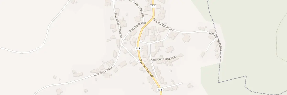 Plan du 2 Rue du Houchot à Petitmont