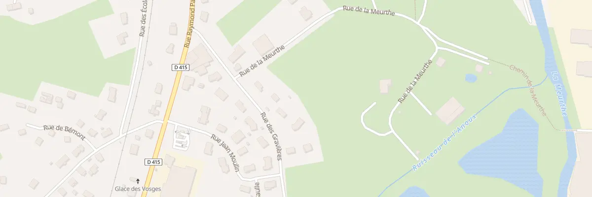 Plan du 14 Rue des Gravières à Saulcy-sur-Meurthe
