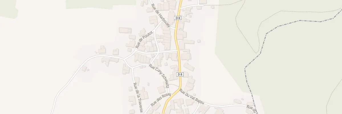 Plan du 3 Rue du Cheval Blanc à Petitmont