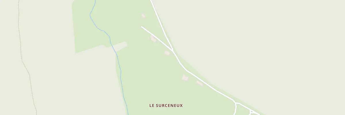 Plan du 581 Le Surceneux à Ban-sur-Meurthe-Clefcy