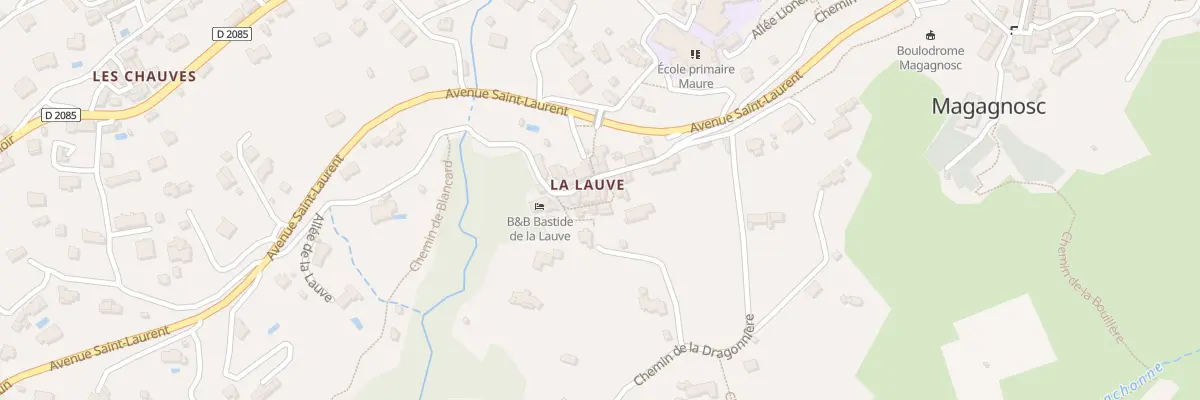 Plan du 8 Tra du Lavoir à Grasse