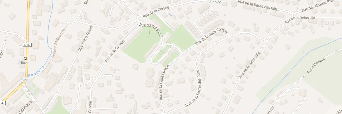 Plan du 6 Rue du Pré Fleuri à Saint-Dié-des-Vosges