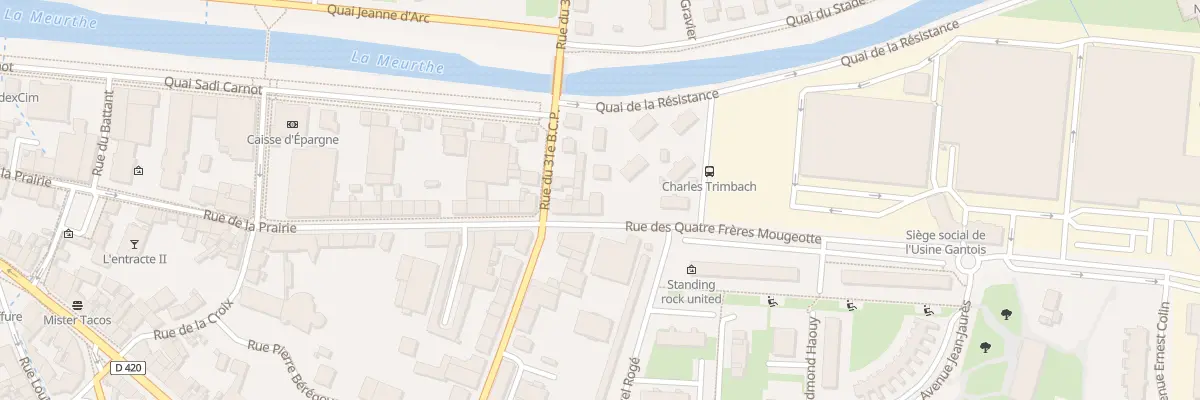 Plan du 5 Rue 4 Freres Mougeotte à Saint-Dié-des-Vosges