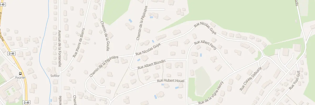 Plan du 6 Rue Albert Blondin à Saint-Dié-des-Vosges
