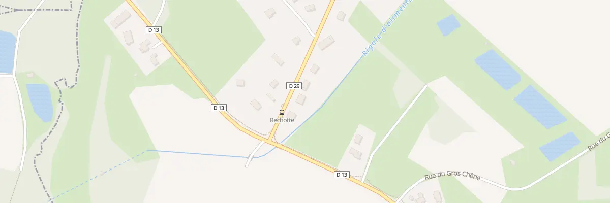 Plan du 4 Rue de Rechotte à Autrechêne