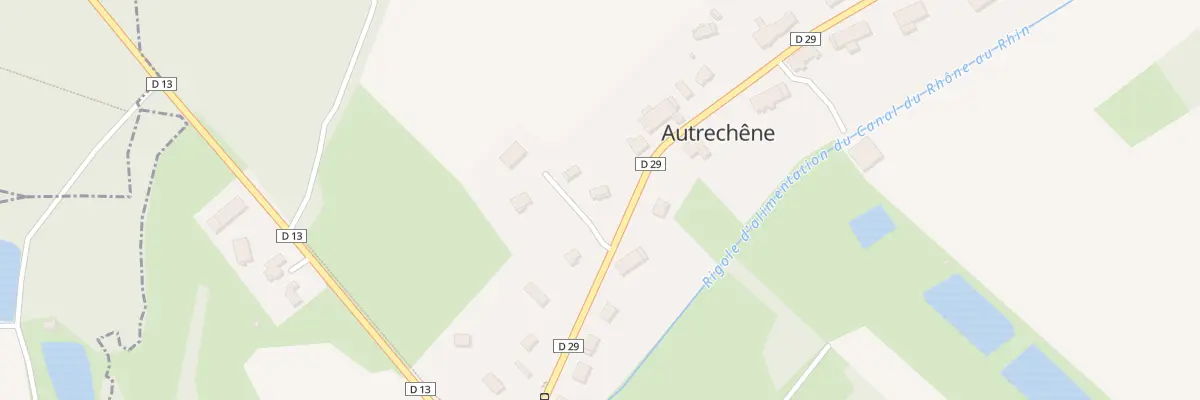 Plan du 13 Rue de Rechotte à Autrechêne