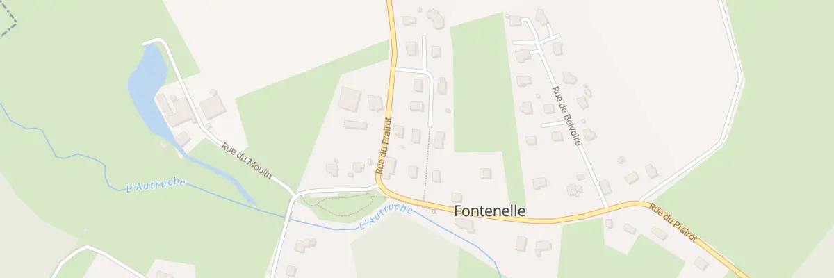 Plan du 3 Sur le Belvoire à Fontenelle