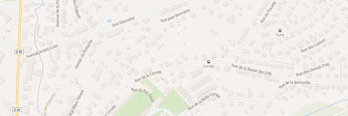 Plan du 43 Rue de la Corvee à Saint-Dié-des-Vosges