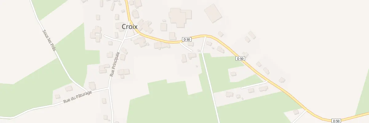 Plan du 10 Rue de Villars-le-sec à Croix