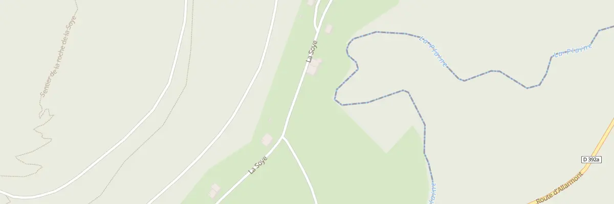 Plan du 41 La Soye à Pierre-Percée