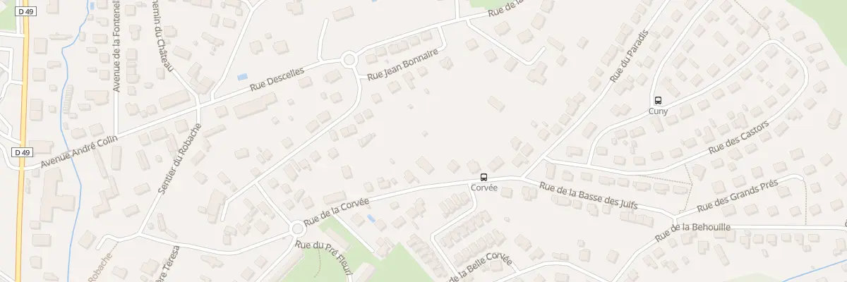 Plan du 47 Rue de la Corvee à Saint-Dié-des-Vosges
