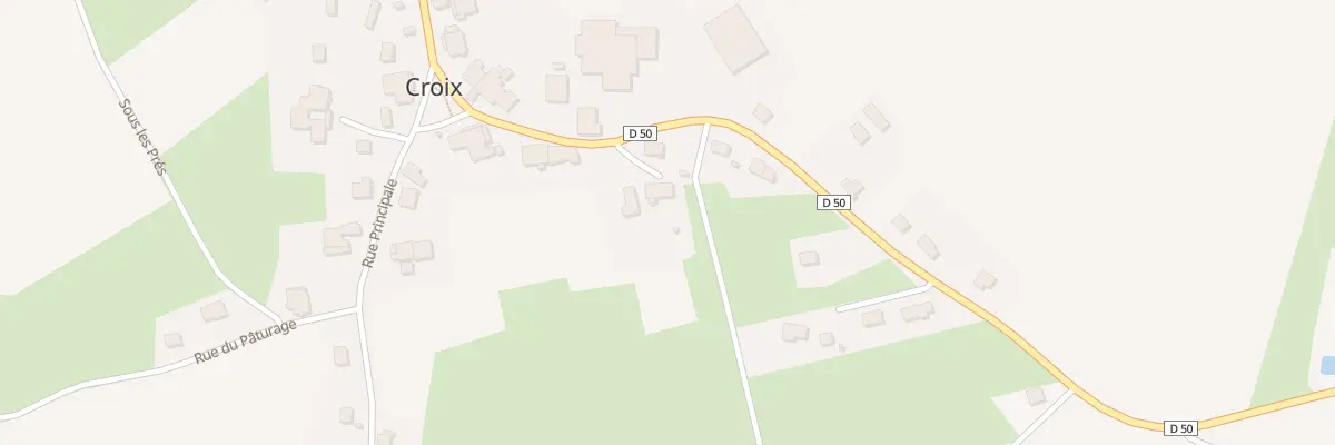 Plan du 12 Rue de Villars-le-sec à Croix