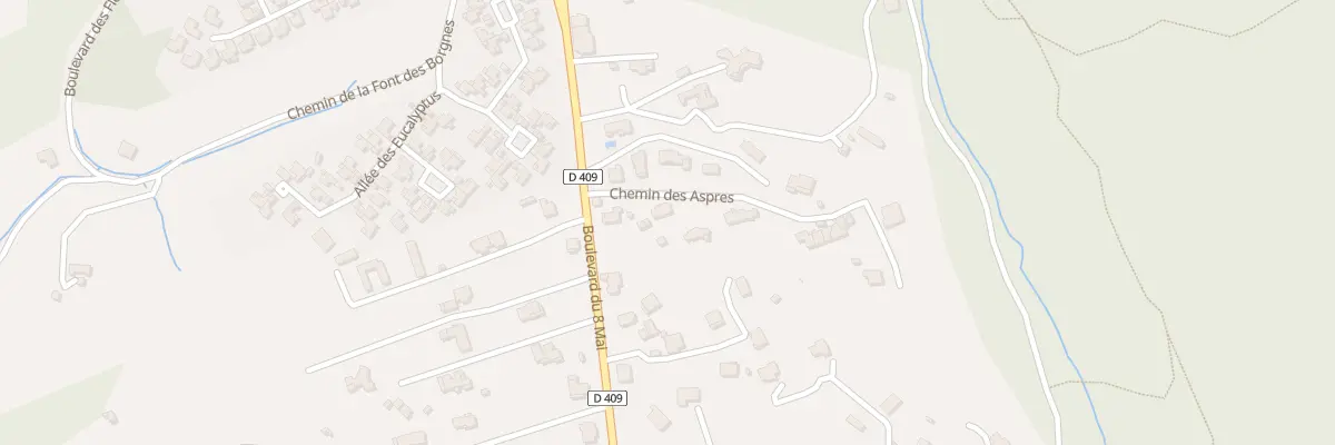 Plan du 50 Che des Aspres à La Roquette-sur-Siagne
