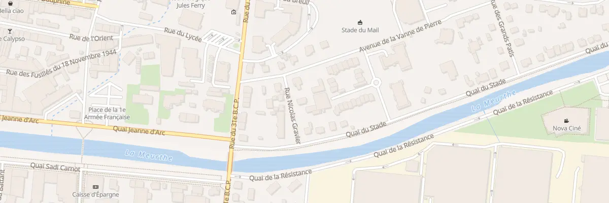 Plan du 6 Rue Nicolas Gravier à Saint-Dié-des-Vosges