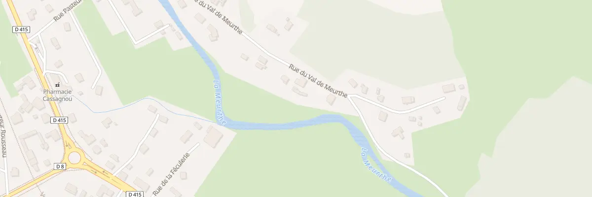 Plan du 956 Rue du Val de Meurthe à Anould
