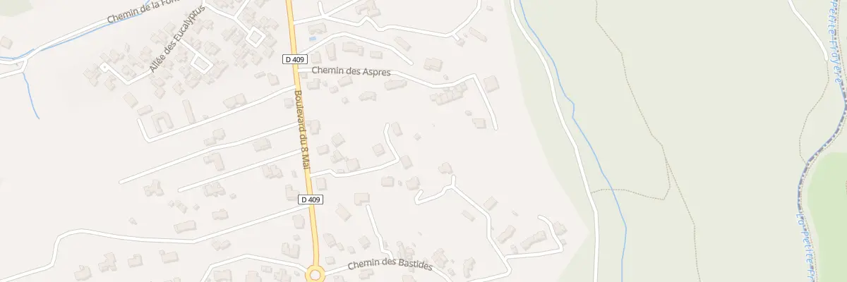 Plan du 1033 Bd du 8 Mai à La Roquette-sur-Siagne