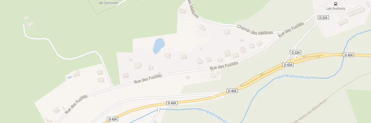 Plan du 22 Rue des Fusilles à Senones