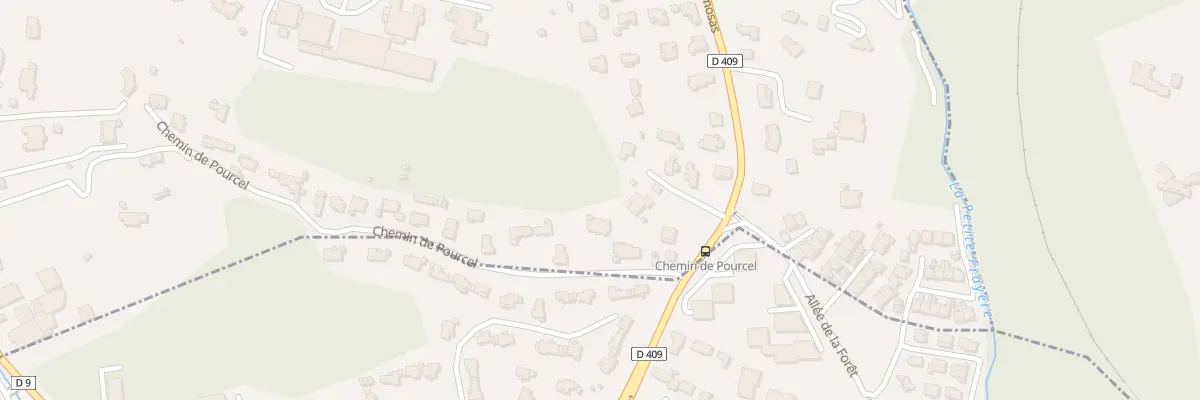 Plan du 24 Che de Poursel à La Roquette-sur-Siagne