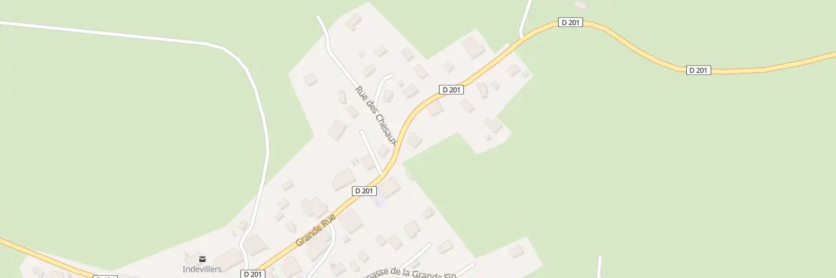 Plan du 9B Rue Grande à Indevillers