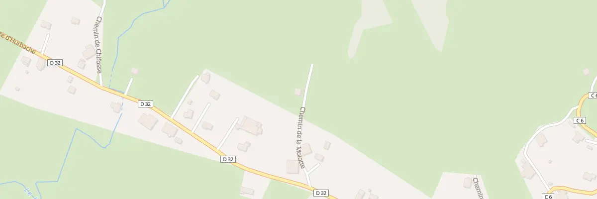 Plan du 171 Che de la Molotte à Denipaire