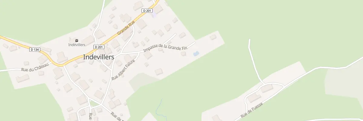 Plan du 5 Imp de la Grande Fin à Indevillers