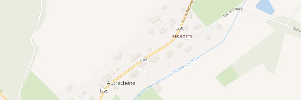Plan du 23 Rue de Rechotte à Autrechêne