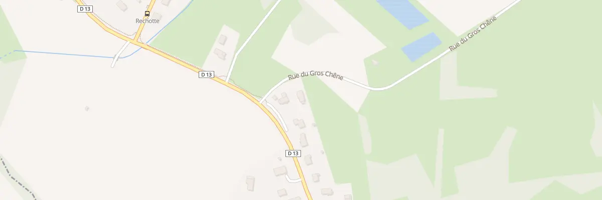 Plan du 4 Che du gros Chêne à Autrechêne