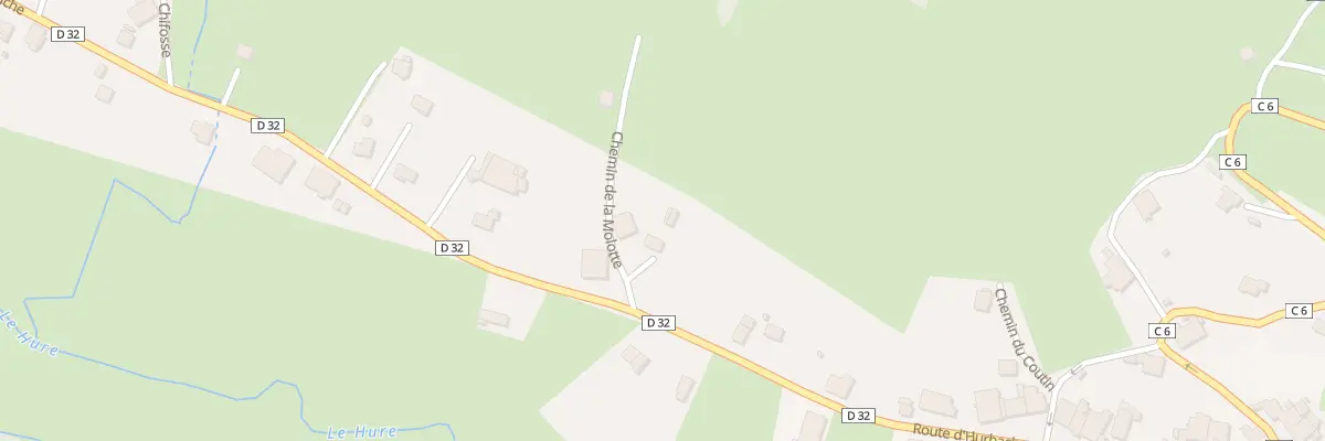 Plan du 18 Che de la Molotte à Denipaire