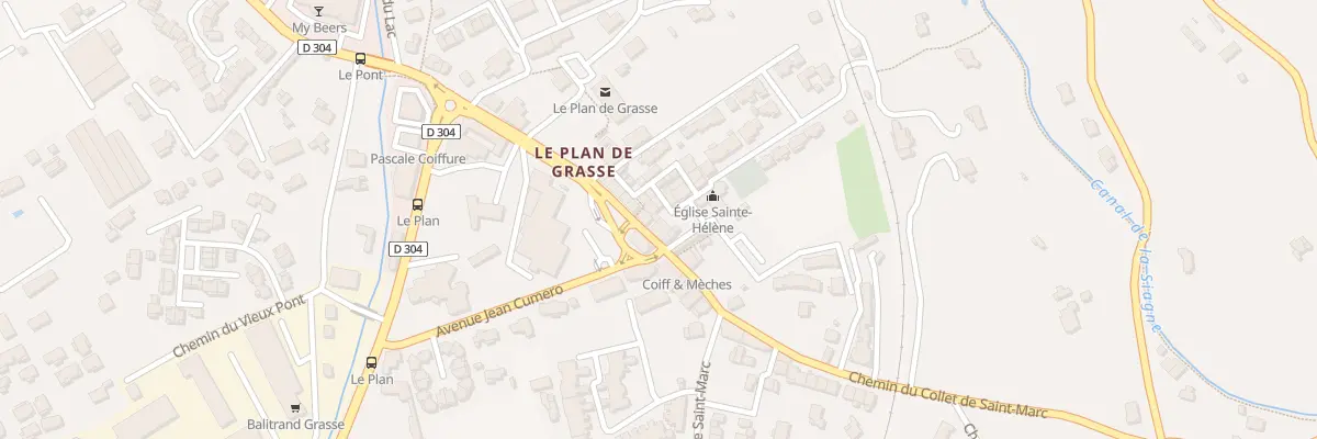 Plan du 3 Pl des Ormeaux Le Plan à Grasse