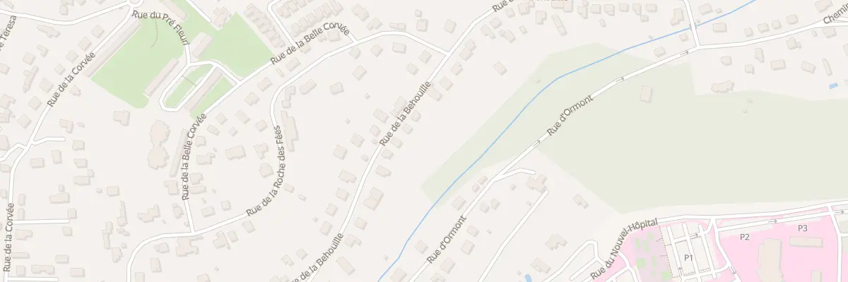 Plan du 22 Rue de la Behouille à Saint-Dié-des-Vosges