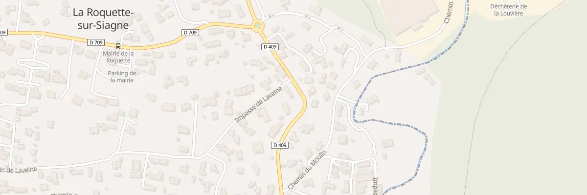 Plan du 681 Bd des Mimosas à La Roquette-sur-Siagne