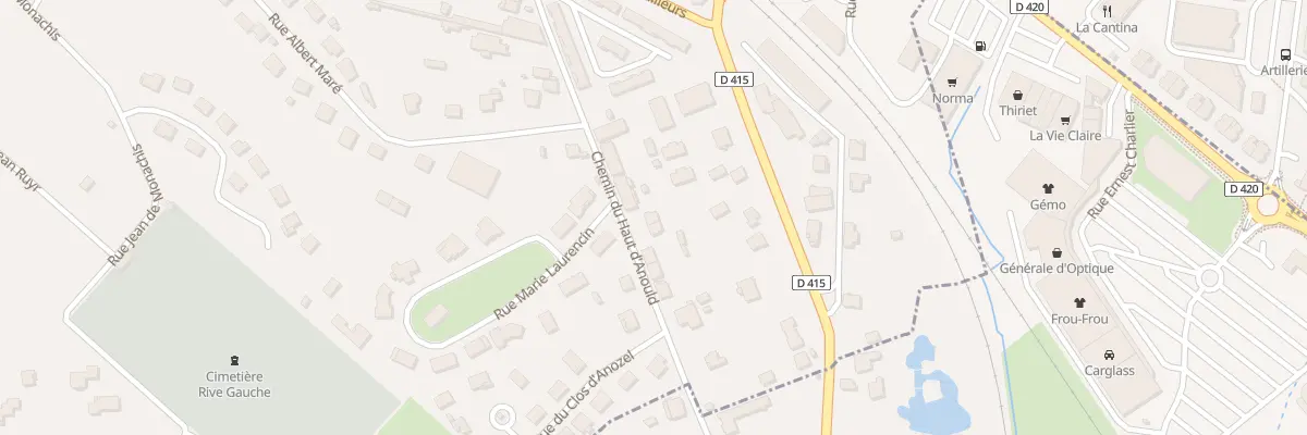 Plan du 21 Che du Haut d’Anould à Saint-Dié-des-Vosges
