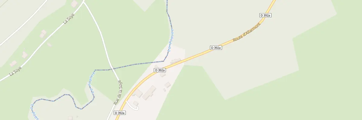 Plan du 15 Rte d’Allarmont à Celles-sur-Plaine