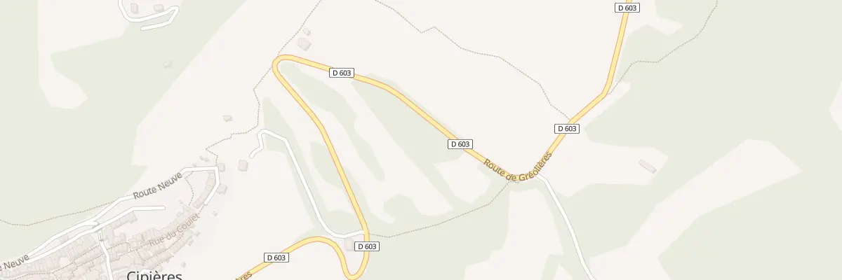 Plan du 800 Rte de Greolières à Cipières