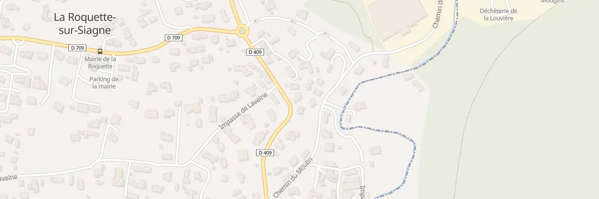 Plan du 646 Bd des Mimosas à La Roquette-sur-Siagne