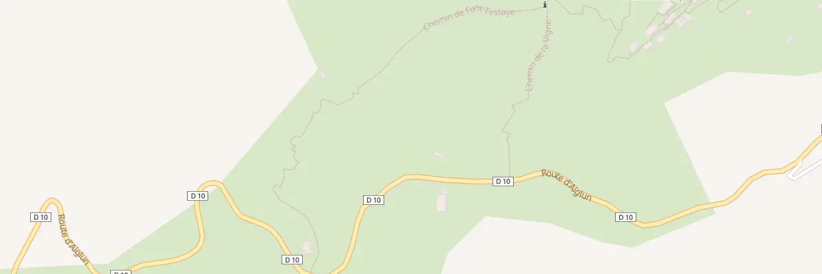 Plan du 1780 Rte d’Aiglun à Sigale