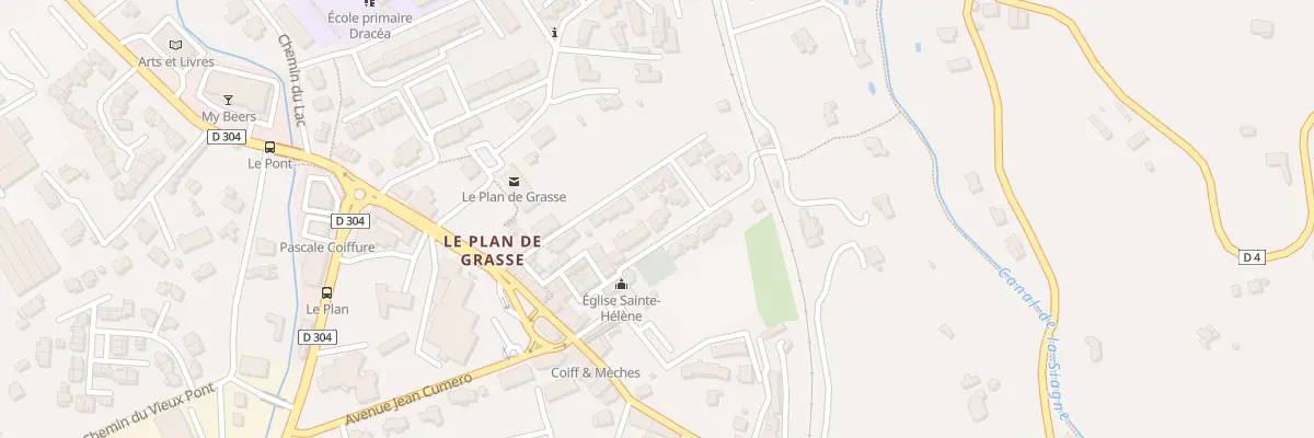 Plan du 13 Che de la Halte à Grasse