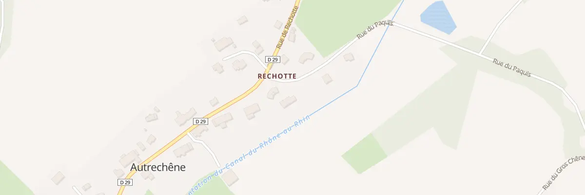 Plan du 2B Rue du Paquis à Autrechêne