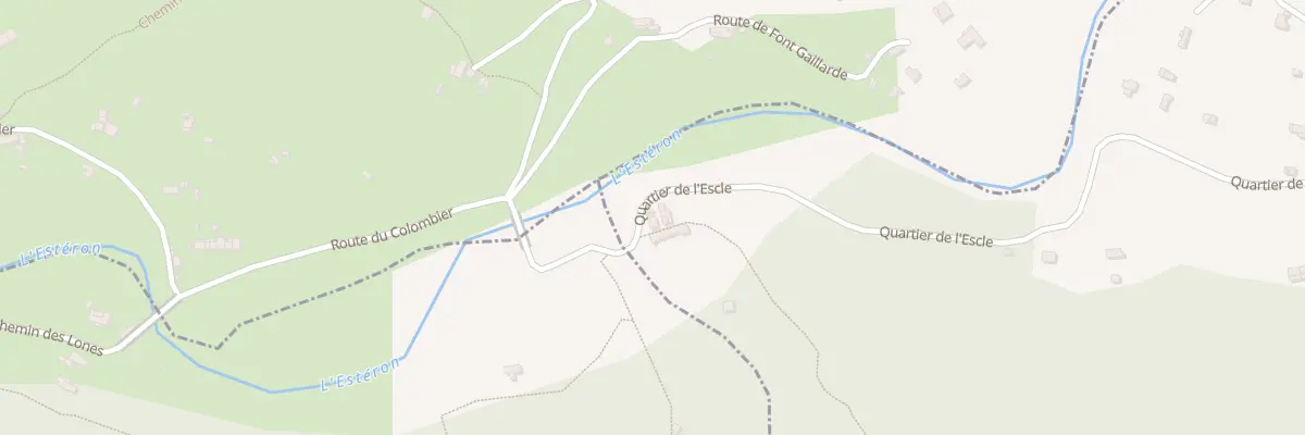 Plan du 5027 Le Pont à La Roque-en-Provence