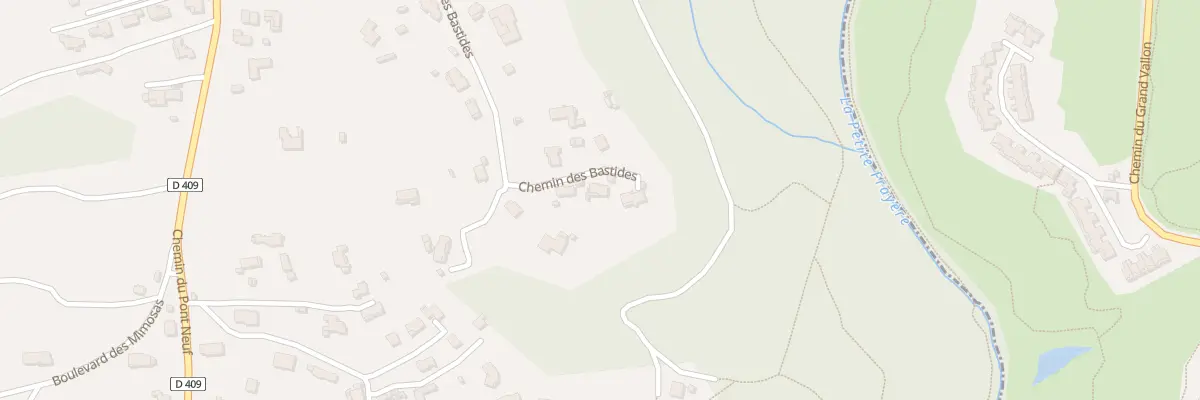Plan du 469 Che des Bastides à La Roquette-sur-Siagne