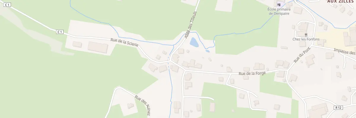 Plan du 7 Rue de la Forge à Denipaire