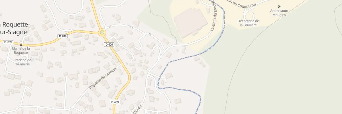 Plan du 226 Che du Moulin à La Roquette-sur-Siagne