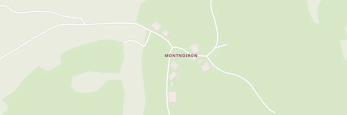 Plan du Hameau de Montnoiron à Indevillers