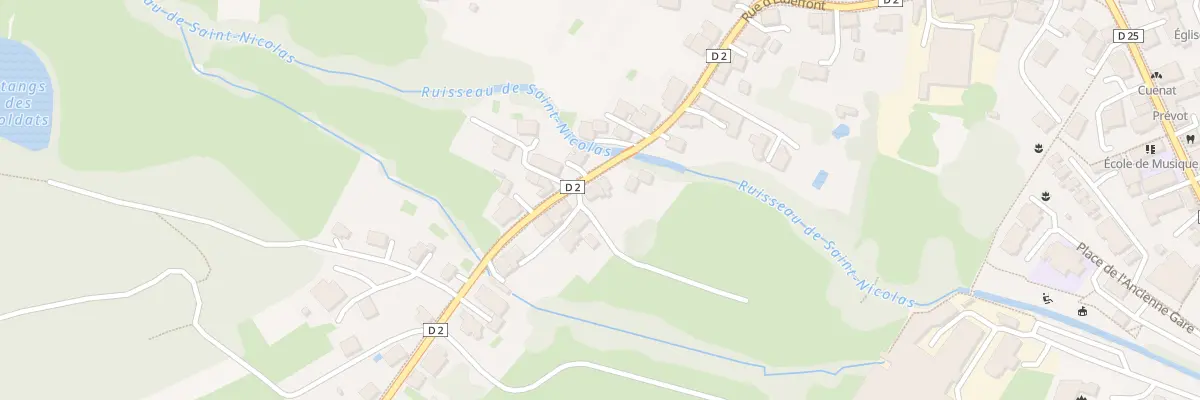 Plan du 33 Rue d’Etueffont à Rougemont-le-Château