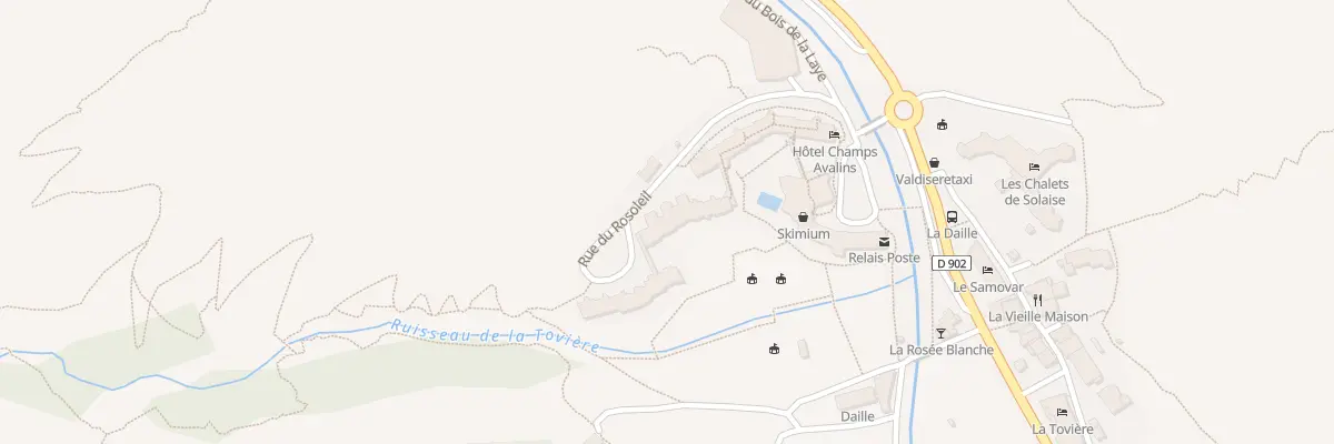 Plan du 5222 Imm Le Franchet à Val-d’Isère
