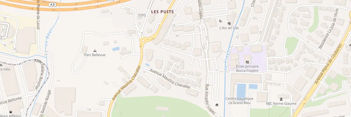 Plan du 56 Av Maurice Chevalier à Cannes