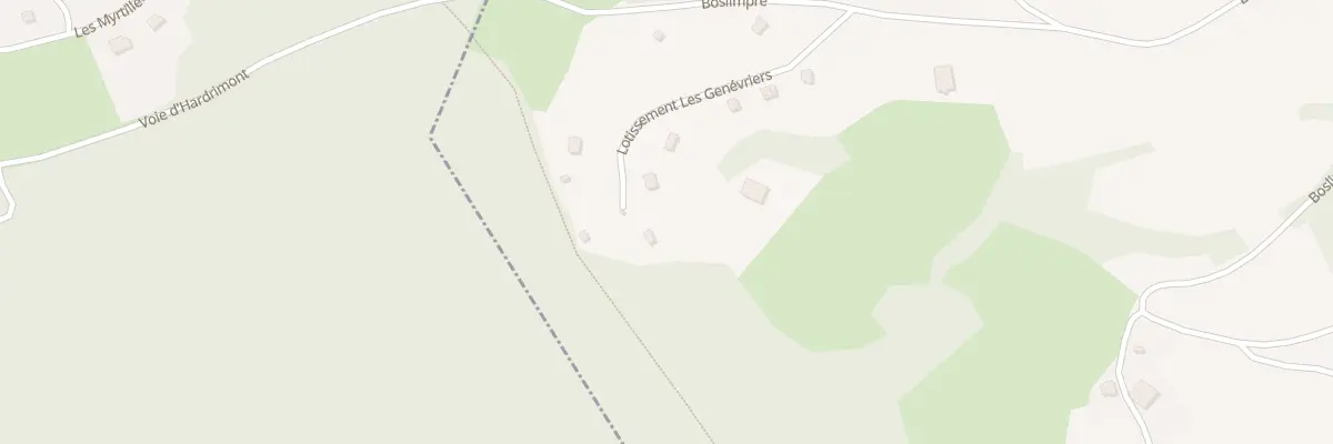 Plan du 8 Lot les Genévriers à Ban-sur-Meurthe-Clefcy