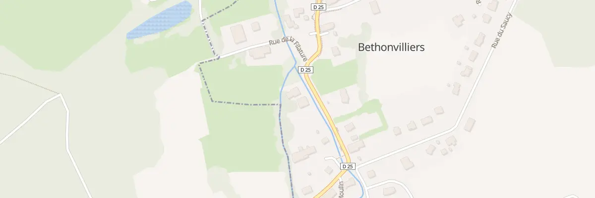Plan du 5 Rue de la Madeleine à Bethonvilliers