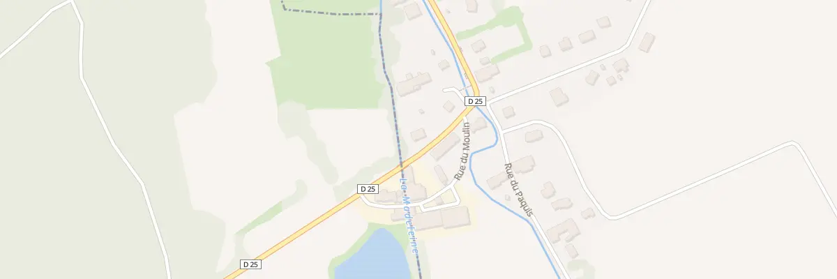 Plan du 1 Rue de la Madeleine à Bethonvilliers